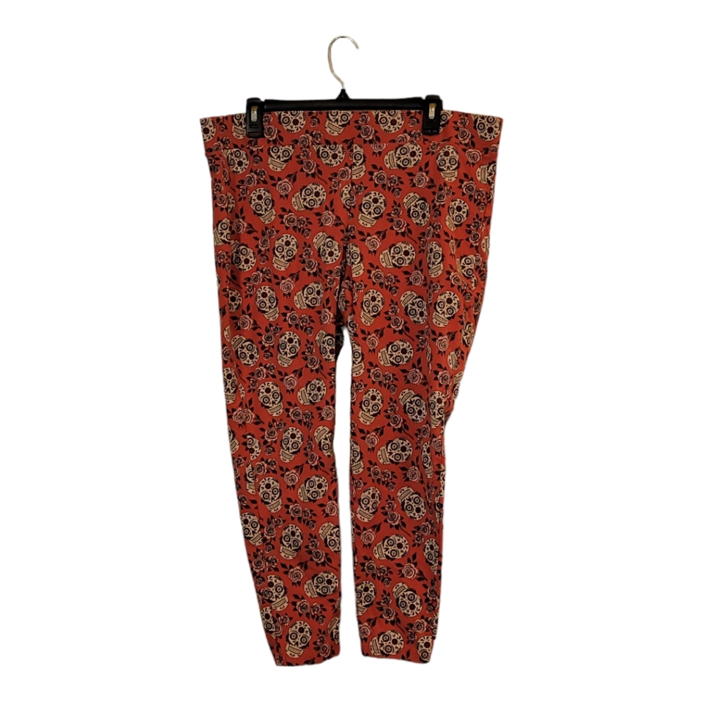 Torrid Multicolored Skull Leggings - Size 3 - 22/24 - Mint Pre-owned Condition